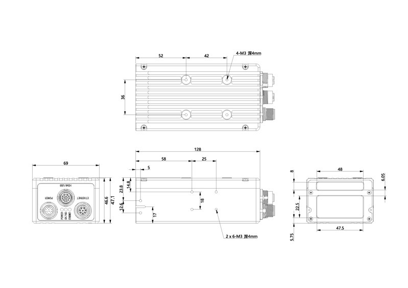 AH-WIR-S128尺寸圖